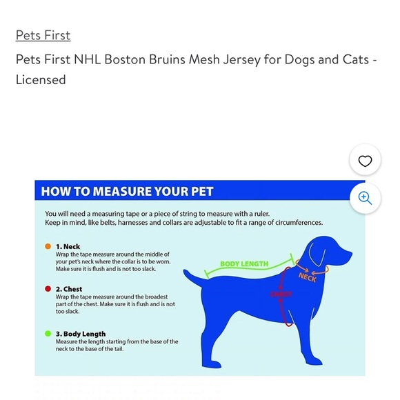 Pets First NHL Boston Bruins Mesh Jersey for Dogs and Cats, NWT, XL, $25 - Picture 4 of 5